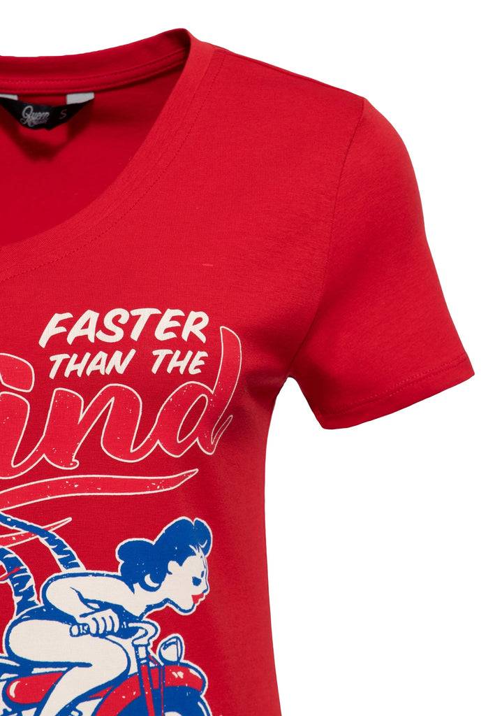 Queen Kerosin T-Shirt «Faster Than The Wind» Neuheiten