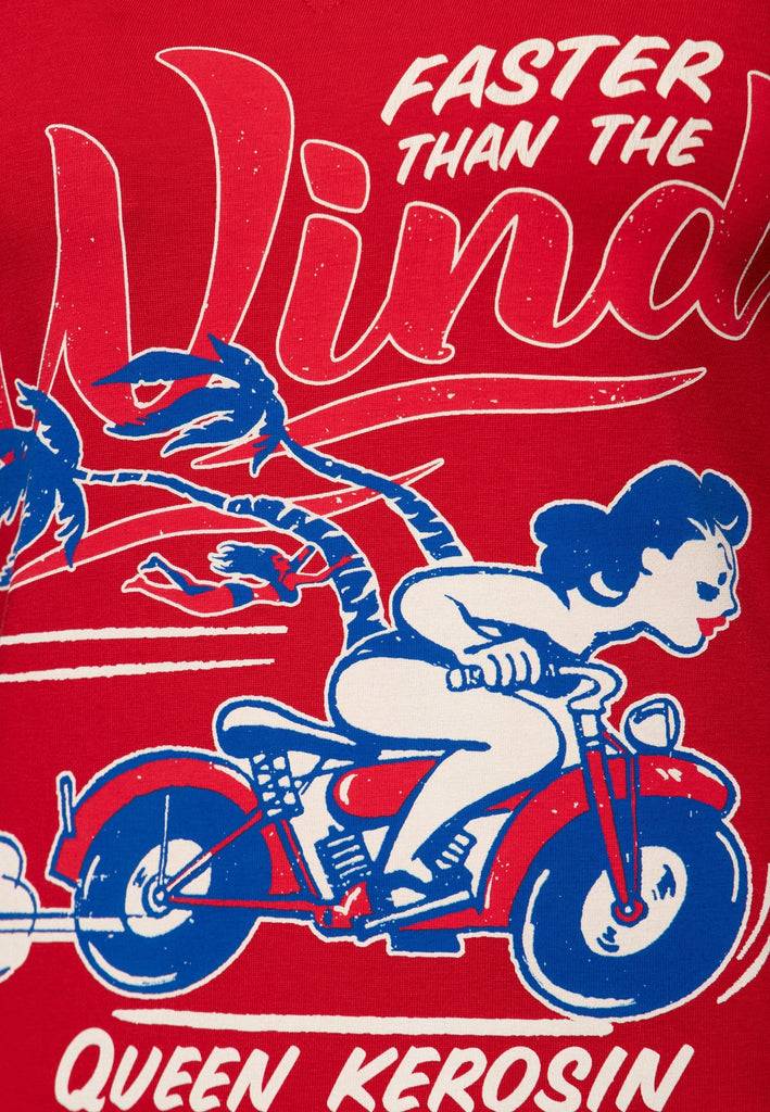 Queen Kerosin T-Shirt «Faster Than The Wind» Neuheiten
