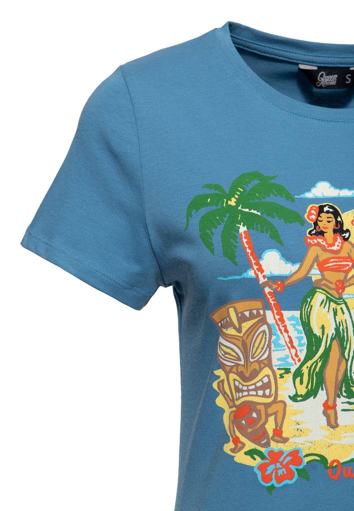 Queen Kerosin T-Shirt «Tiki Lagoon» Tägliche Deals