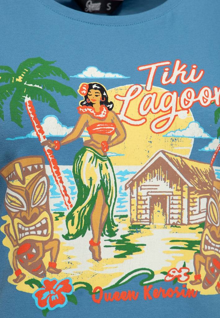 Queen Kerosin T-Shirt «Tiki Lagoon» Tägliche Deals