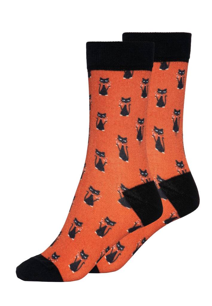 Queen Kerosin Socken «Cat» Letzte 2 Tage