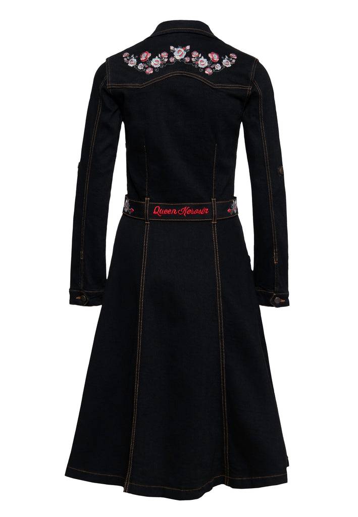 Queen Kerosin Denim Swing Kleid Bis zu 55% Rabatt