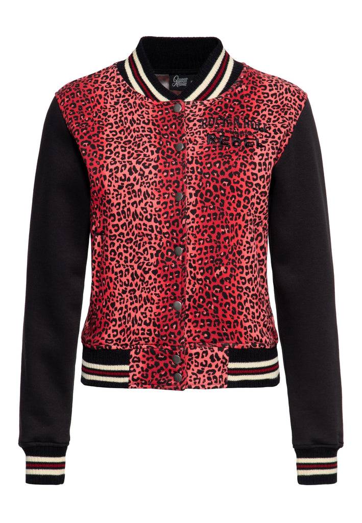 Queen Kerosin College Jacke «Rock 'n' Roll Rebel Queen» Discount Store für neue Produkte