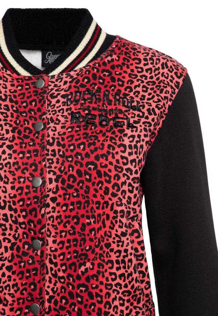 Queen Kerosin College Jacke «Rock 'n' Roll Rebel Queen» Discount Store für neue Produkte