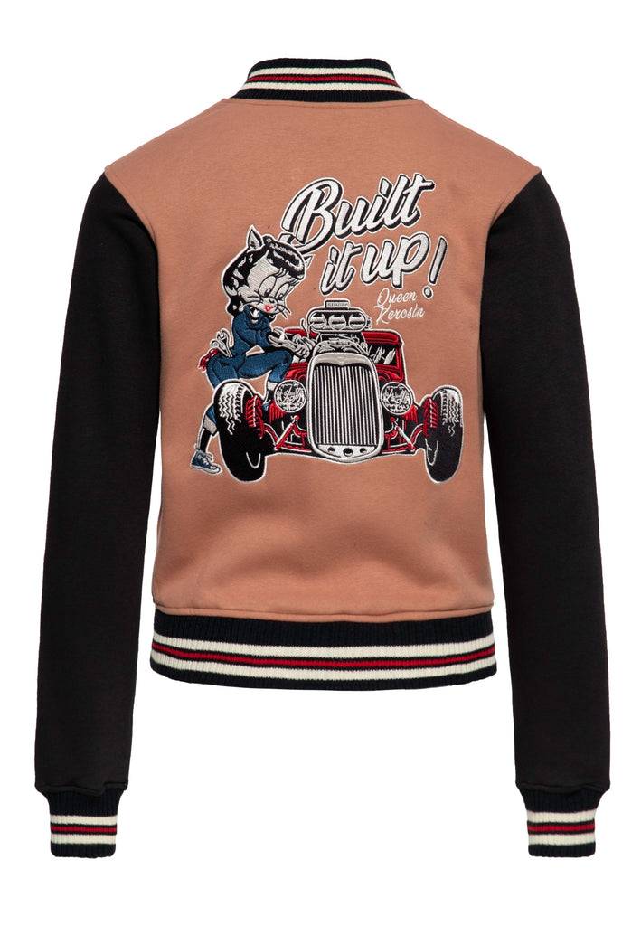Queen Kerosin College Jacke «Built it up!» Riesige Rabatte