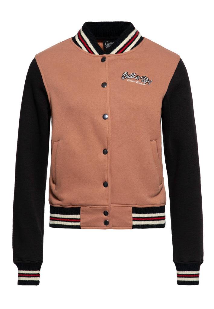 Queen Kerosin College Jacke «Built it up!» Riesige Rabatte