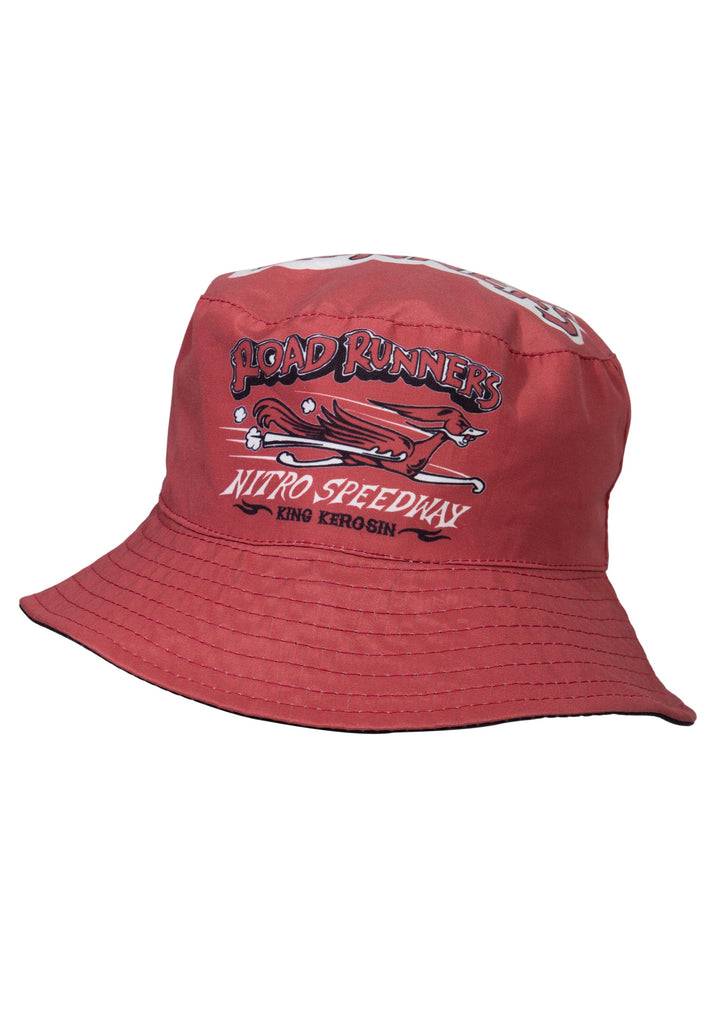 Queen Kerosin Bucket Hat «Road Runners» 50% Rabatt mit kostenlosem Versand