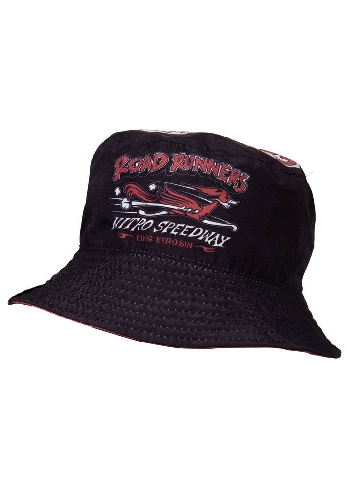 Queen Kerosin Bucket Hat «Road Runners» 50% Rabatt mit kostenlosem Versand