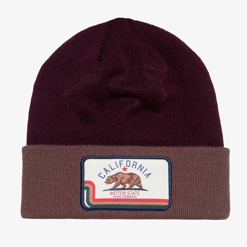 Queen Kerosin Stickmütze «California Motor State» Clearance-Verkauf
