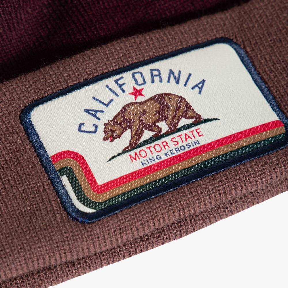 Queen Kerosin Stickmütze «California Motor State» Clearance-Verkauf