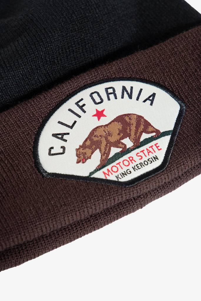Queen Kerosin Strickmütze «California Motor State» Kostenloser Versand international