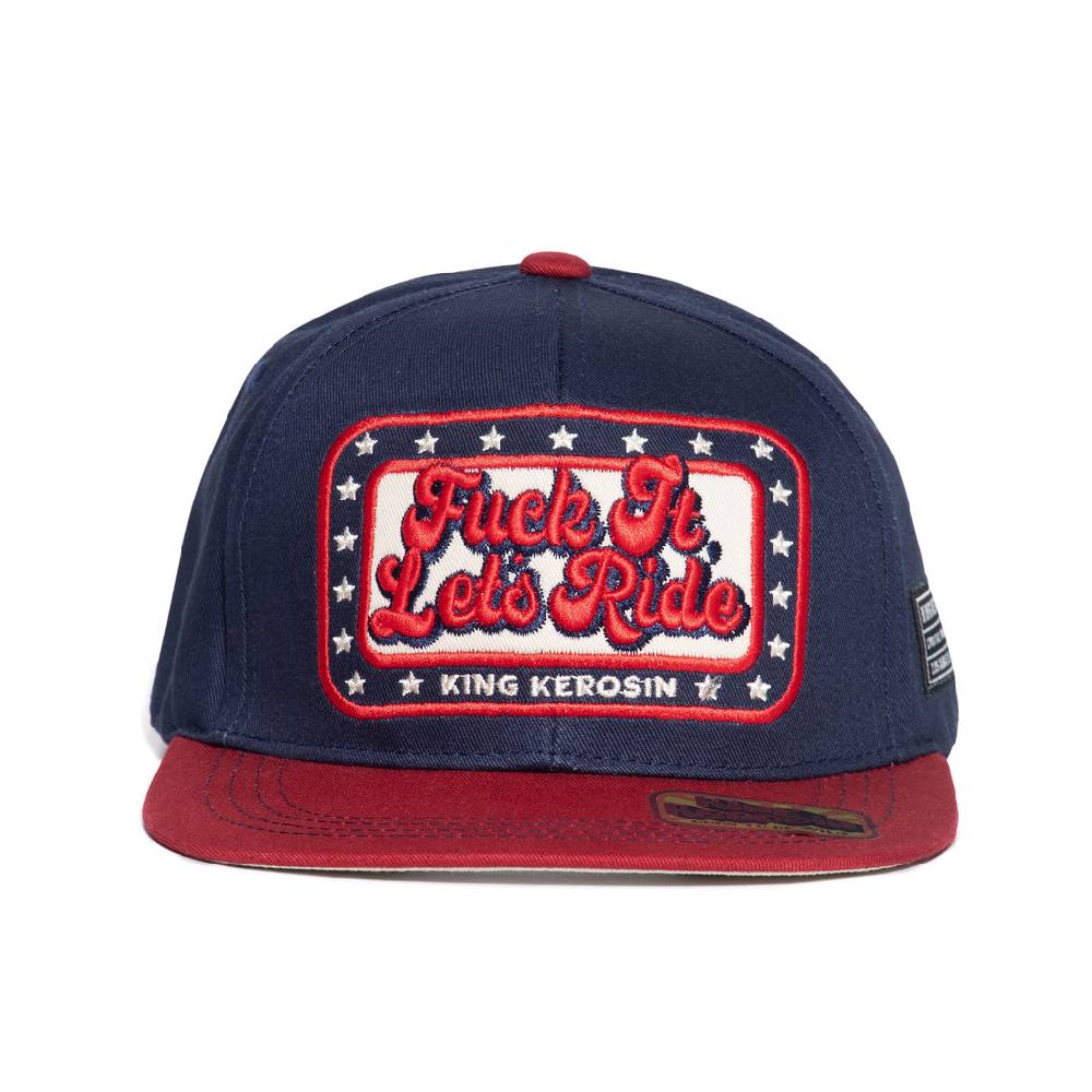 Queen Kerosin Snapback Cap «Fuck It - Lets Ride» Angebote