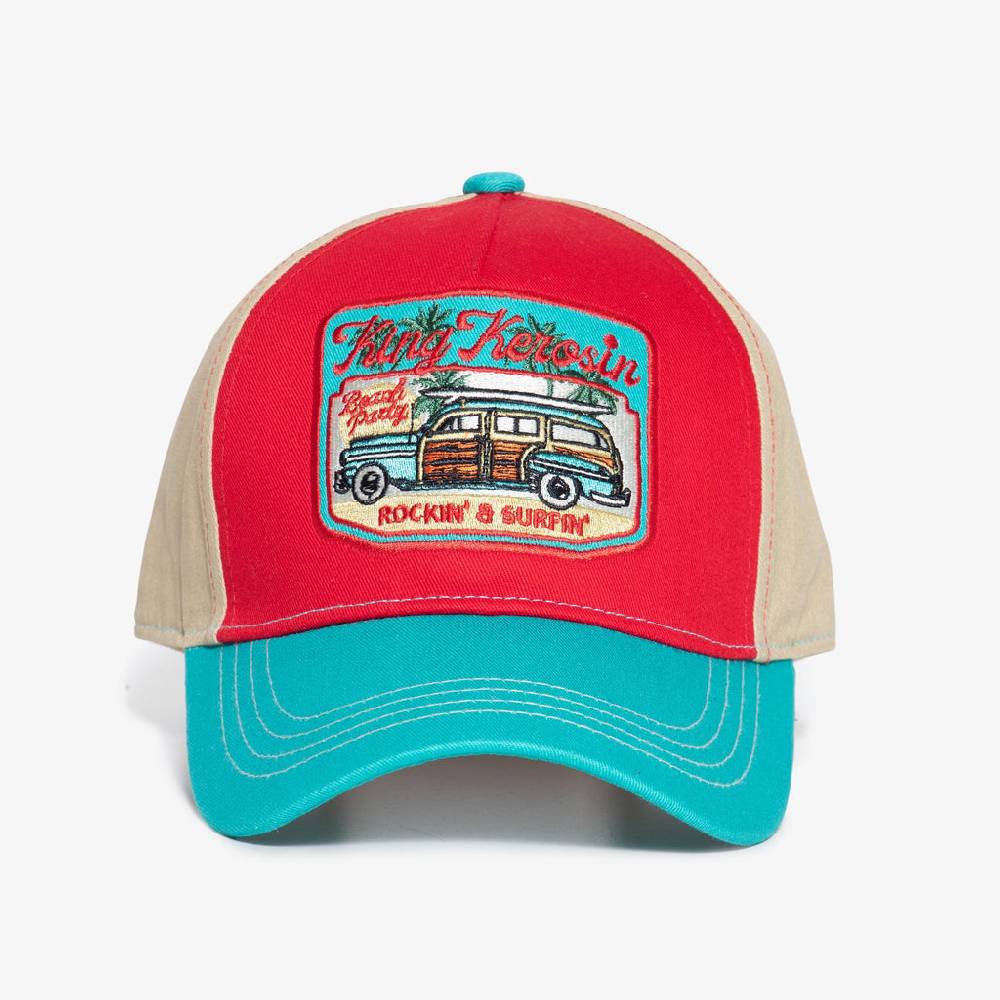 Queen Kerosin Baseball Cap «Rockin & Surfin» Schlussverkauf