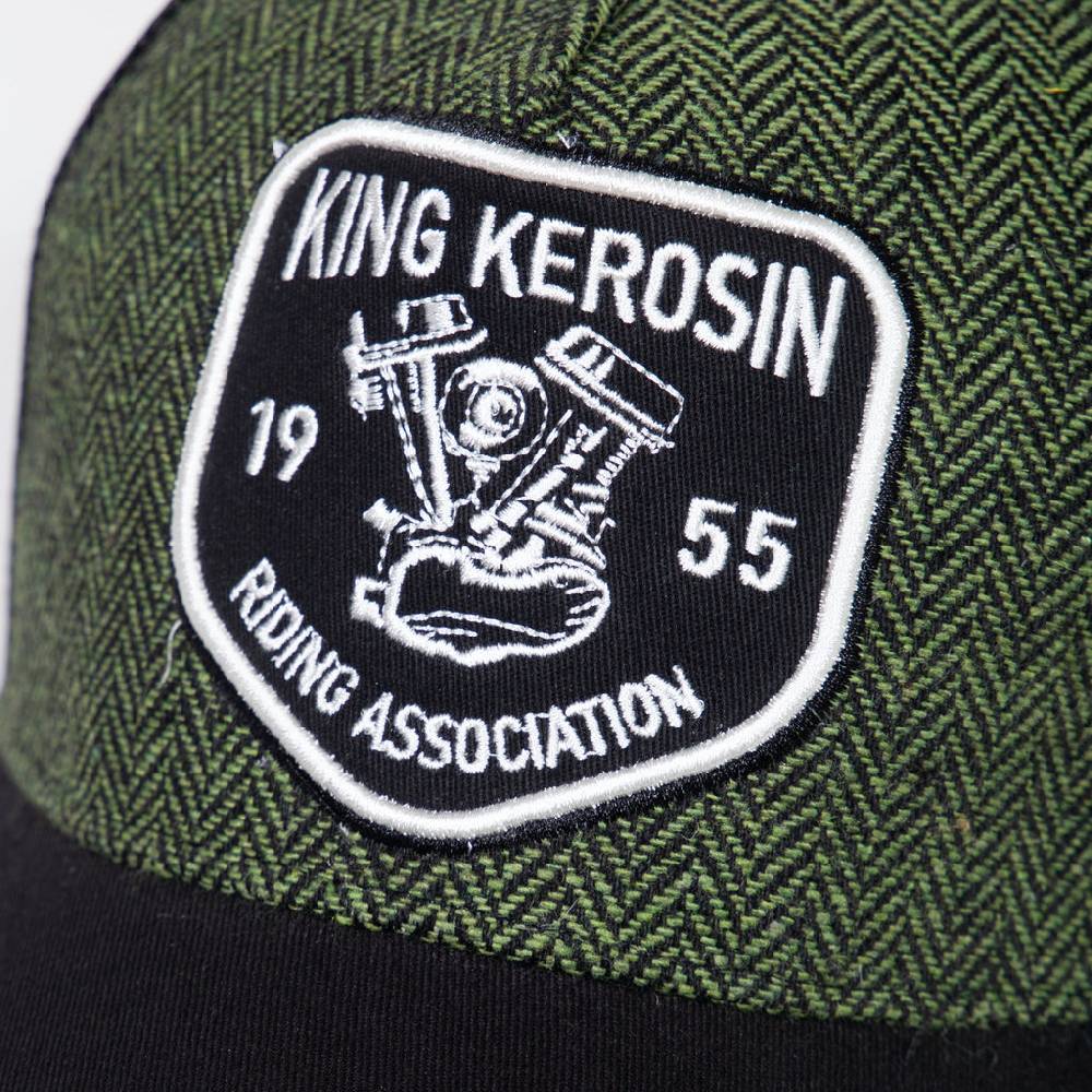 Queen Kerosin Trucker Cap «Riding Association» Versandkostenfrei