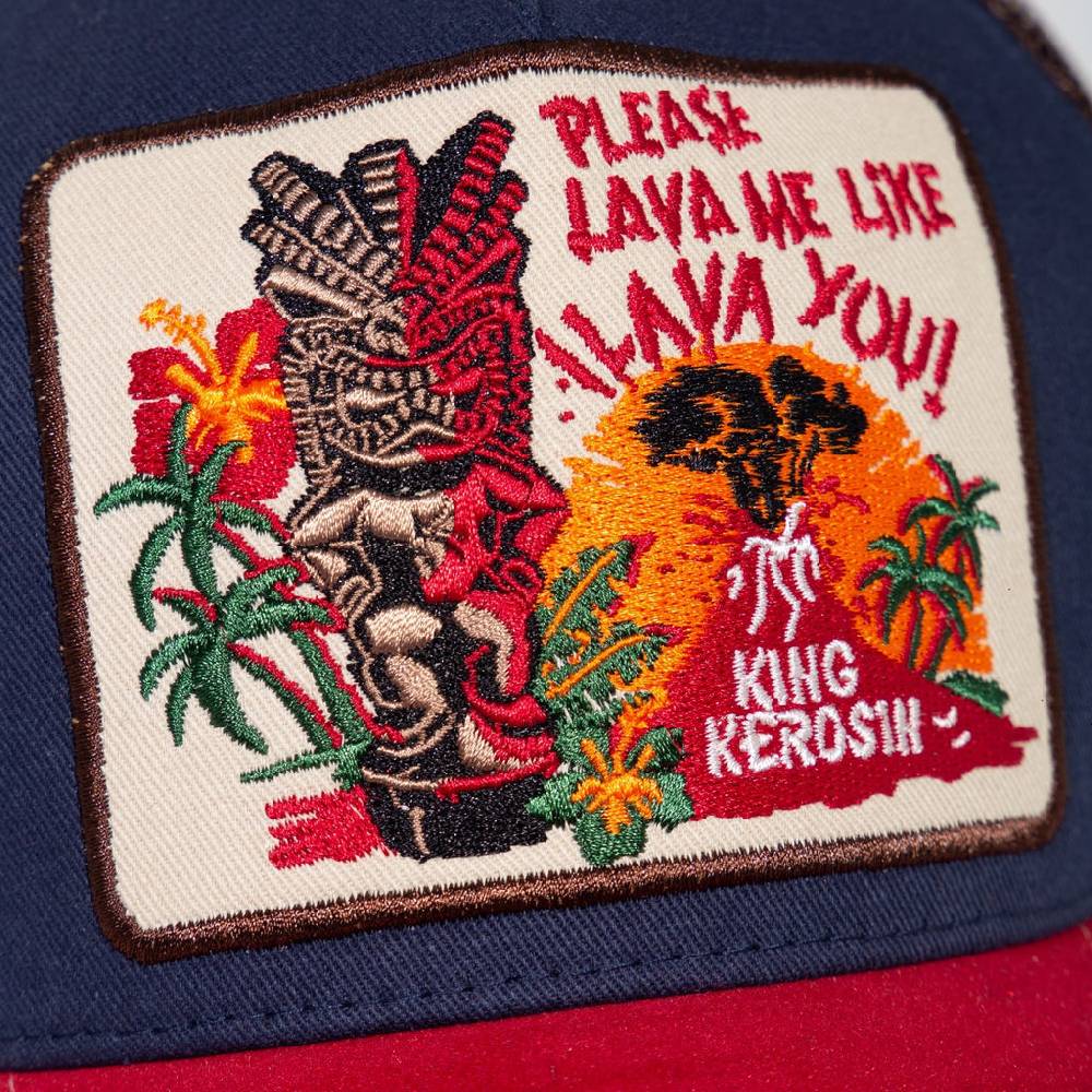 Queen Kerosin Trucker Cap «Lava me» Preisnachlass