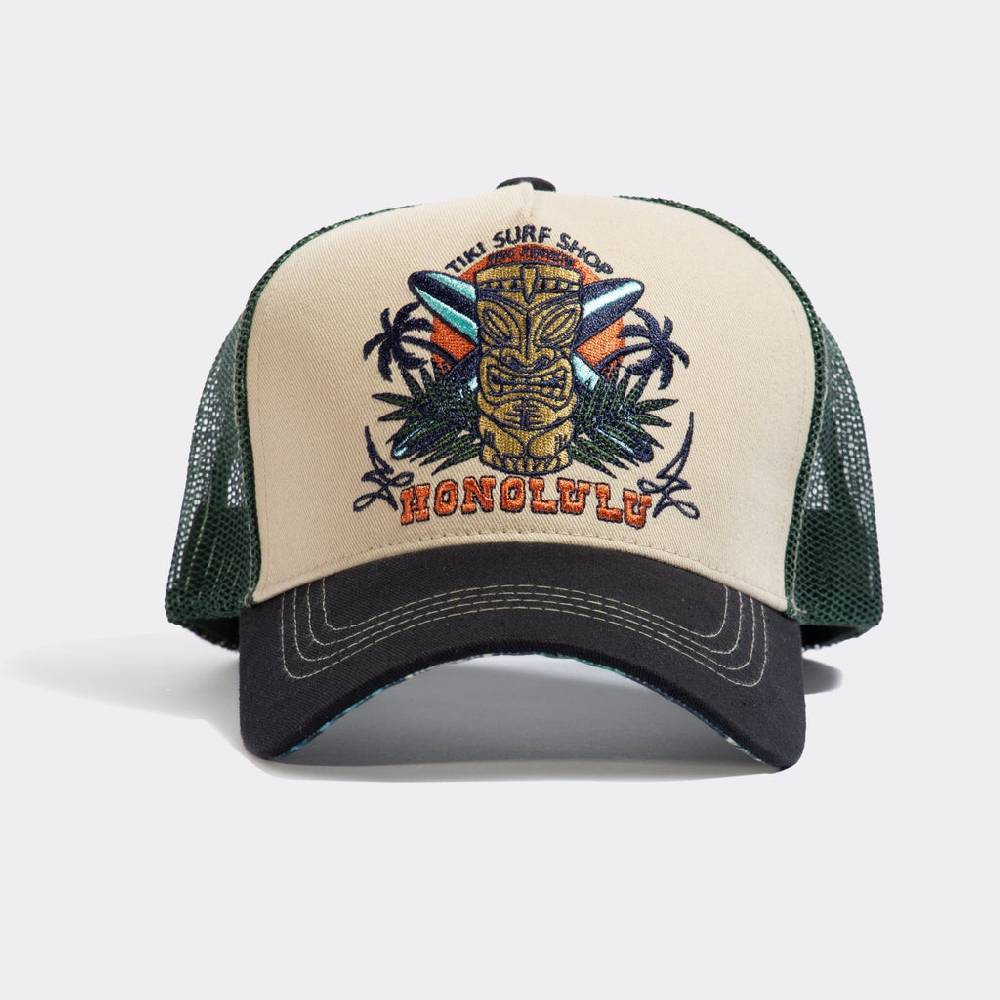 Queen Kerosin Trucker Cap «Honolulu» Saisonschlussverkauf