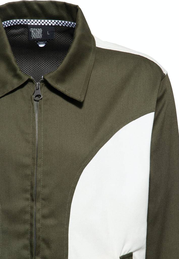 Queen Kerosin 50s Gabardine Jacke Muttertagsangebot