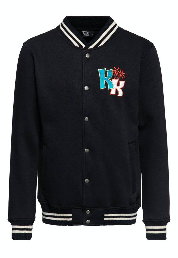 Queen Kerosin College Sweatjacke «Tiki Surfers» Lagerräumung