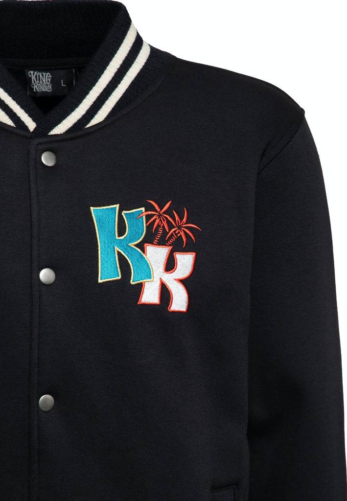 Queen Kerosin College Sweatjacke «Tiki Surfers» Lagerräumung