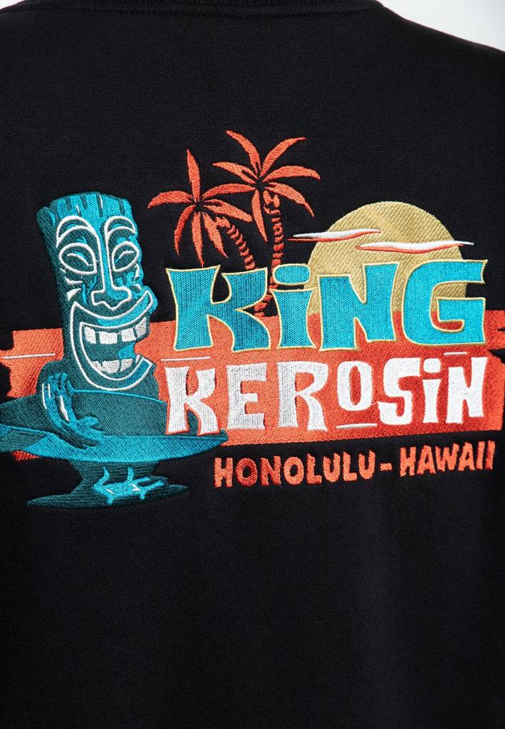 Queen Kerosin College Sweatjacke «Tiki Surfers» Lagerräumung