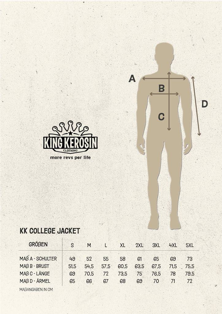 Queen Kerosin College Sweatjacke «KK» Heißer Verkauf