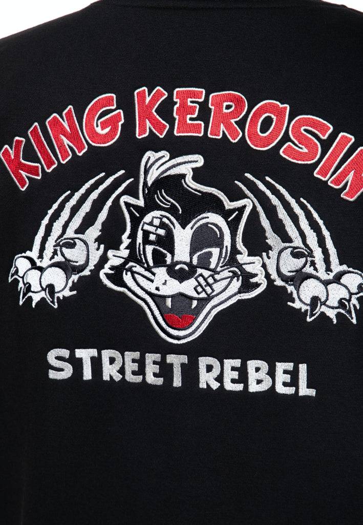 Queen Kerosin College Sweatjacke «Street Rebel» Top Angebot