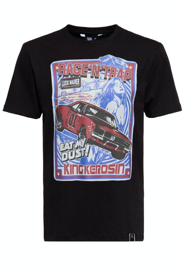 Queen Kerosin T-Shirt Lucki Maurer «Race N Trap» Riesige Ersparnisse