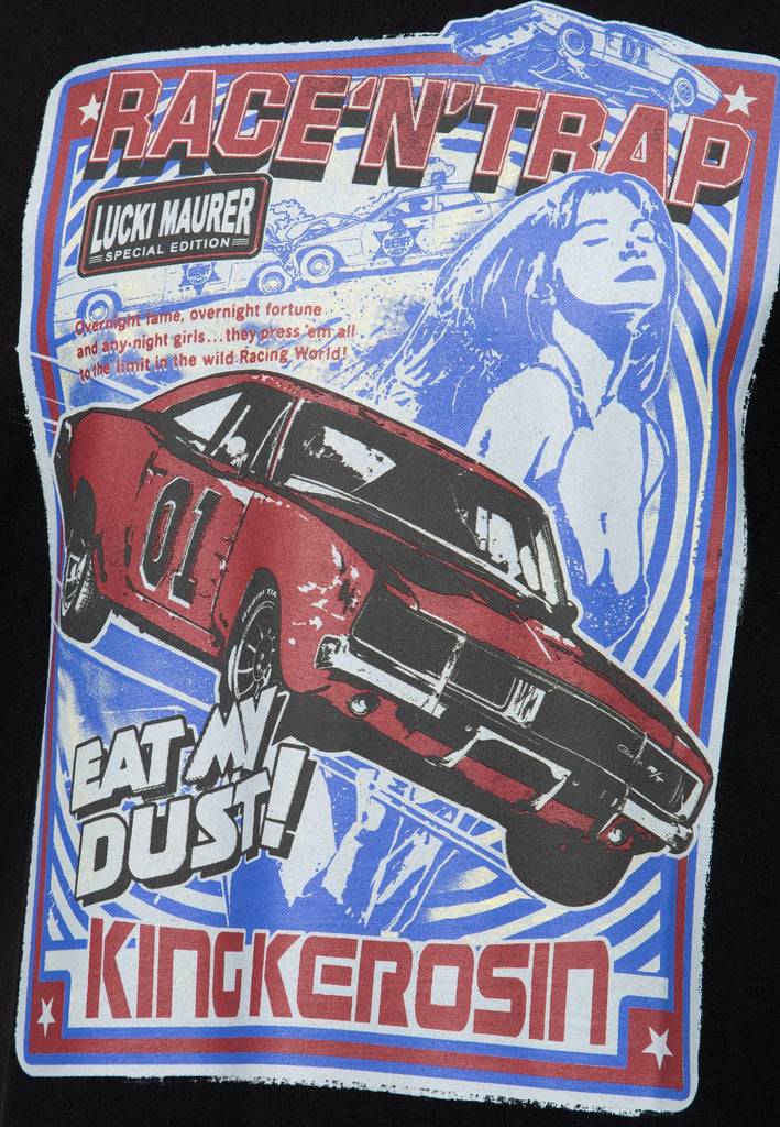 Queen Kerosin T-Shirt Lucki Maurer «Race N Trap» Riesige Ersparnisse