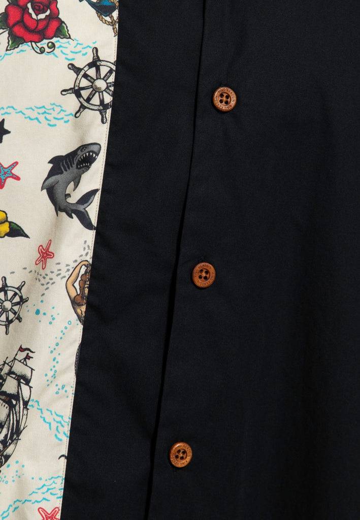 Queen Kerosin Panel Hemd «Sailor» Neueste Stile