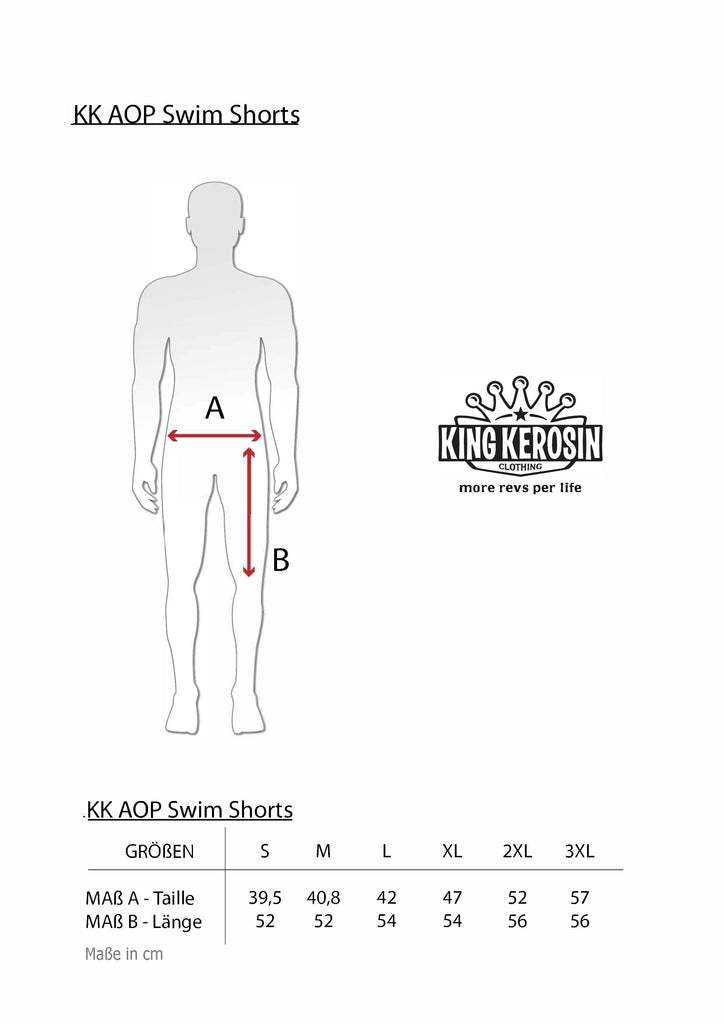 Queen Kerosin Badeshorts im Retro-Look Zeitbegrenzte Promotion