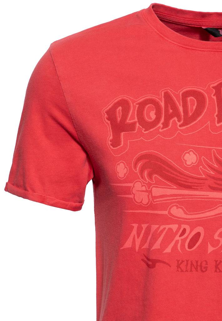 Queen Kerosin T-Shirt «Road Runners» Sonderangebot der Fabrik