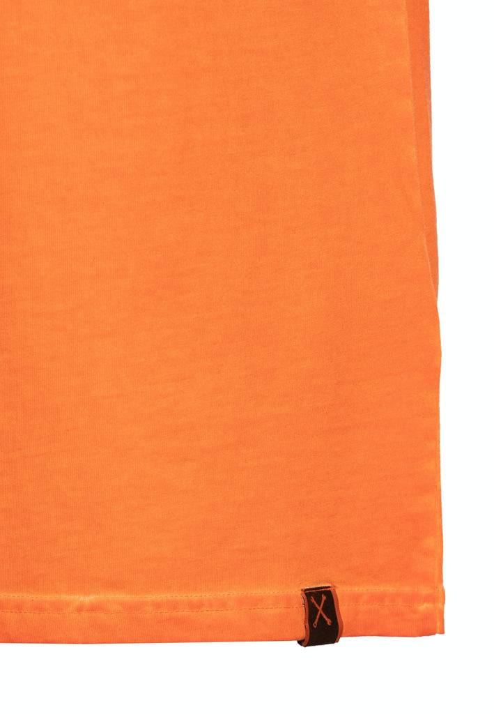 Queen Kerosin Oil Washed T-Shirt «Sacred Wheel» Discount Store für neue Produkte