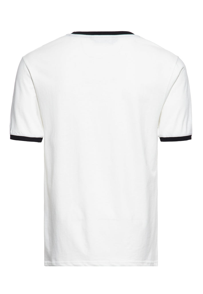 Queen Kerosin Contrast T-Shirt «Airforce 42» Kostenloser Versand international