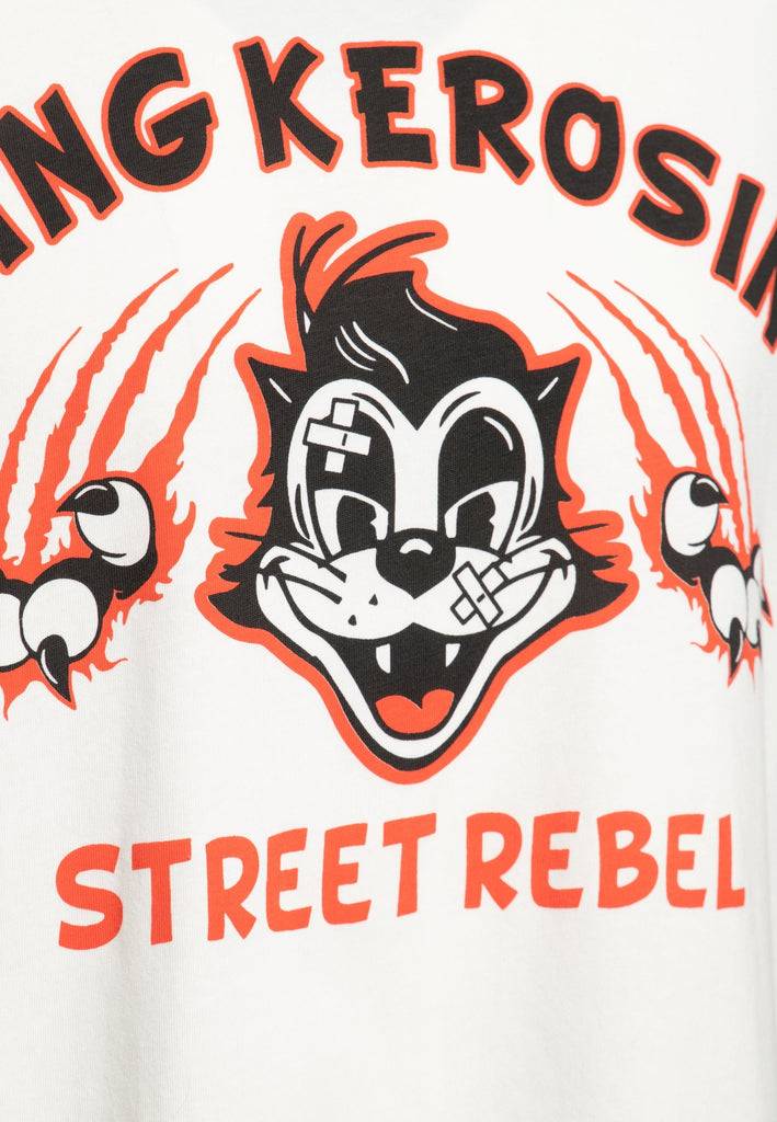 Queen Kerosin Print T-Shirt «Street Rebel» Speichern exportieren