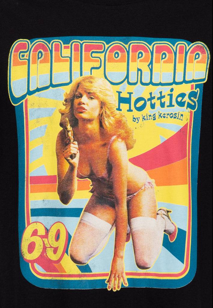 Queen Kerosin Classic T-Shirt «California Hotties» Auslauf
