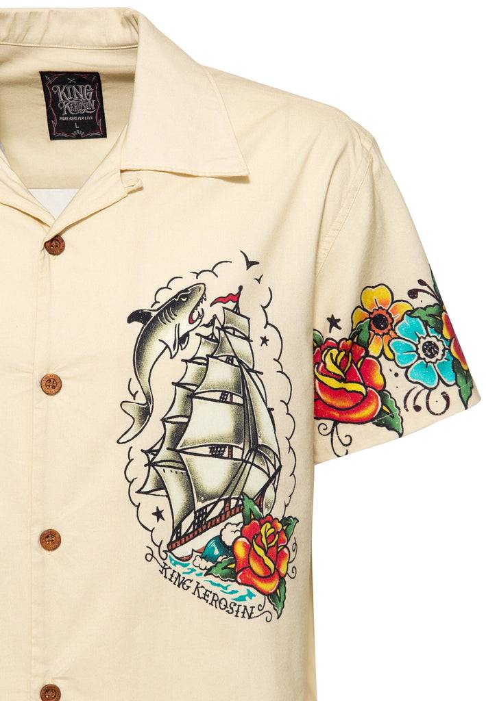 Queen Kerosin Hawaiihemd «Homeward Bound» Angebote