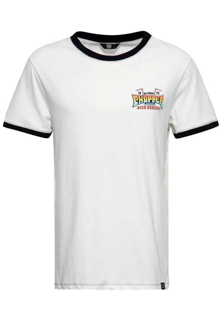 Queen Kerosin Contrast T-Shirt «Chopper» Fabrik Onlineshop