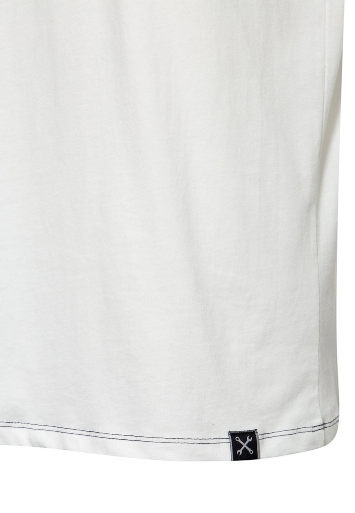 Queen Kerosin Contrast T-Shirt «Chopper» Fabrik Onlineshop
