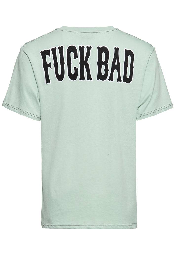 Queen Kerosin Classic T-Shirt «Born Bad» Rabatt