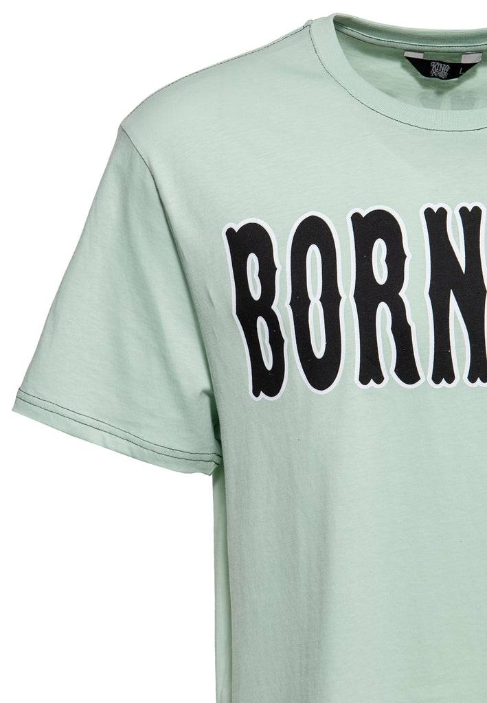 Queen Kerosin Classic T-Shirt «Born Bad» Rabatt