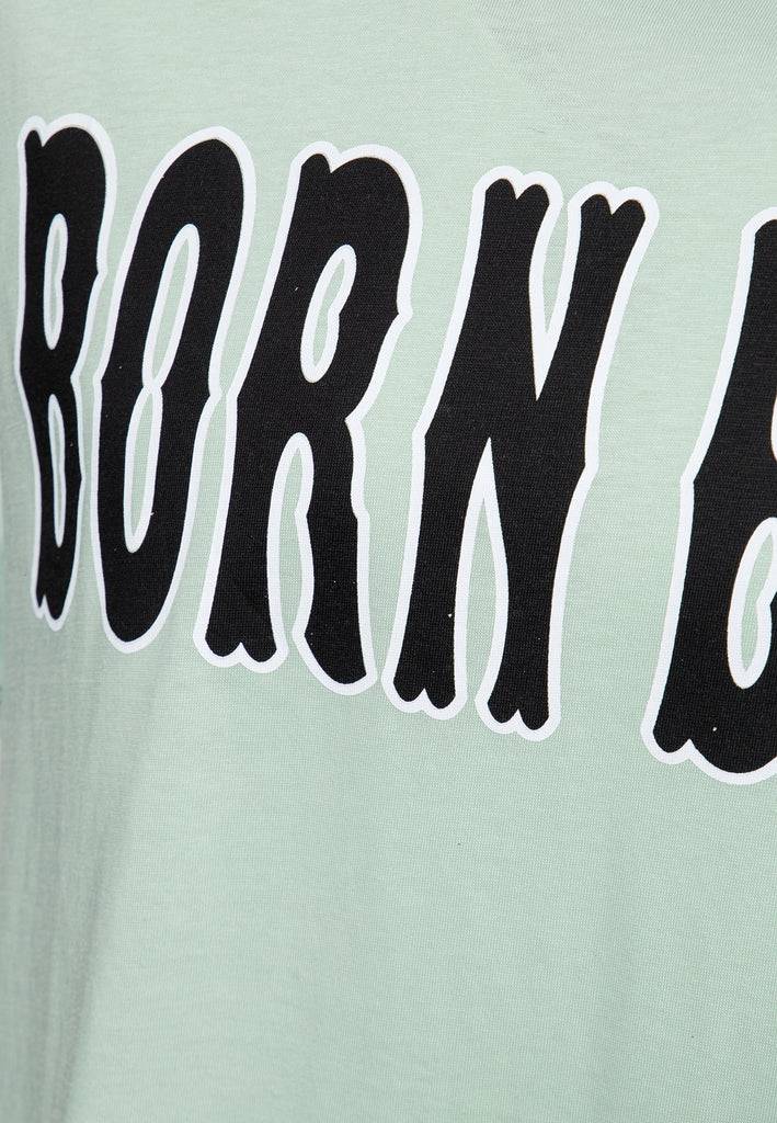Queen Kerosin Classic T-Shirt «Born Bad» Rabatt