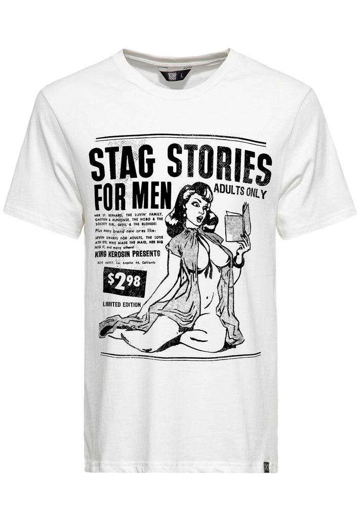 Queen Kerosin Classic T-Shirt «Stag Stories» Günstig kaufen