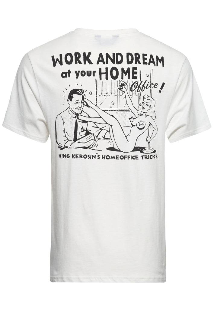 Queen Kerosin Classic T-Shirt «Homeoffice» Versandkostenfrei