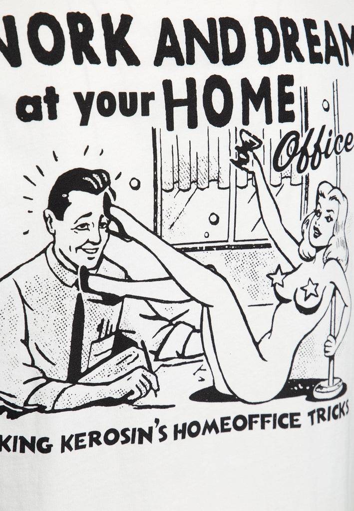 Queen Kerosin Classic T-Shirt «Homeoffice» Versandkostenfrei