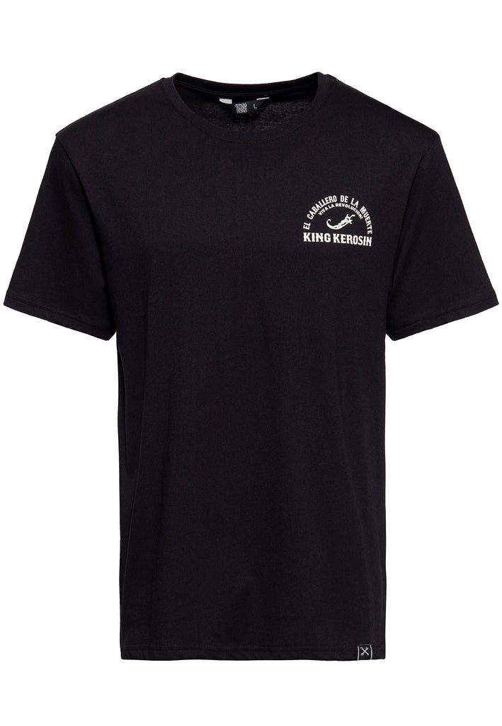 Queen Kerosin Classic T-Shirt «El Caballero» Großer Ausverkauf