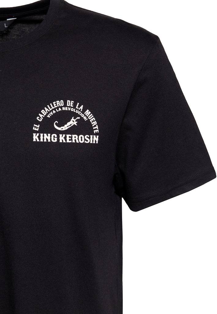 Queen Kerosin Classic T-Shirt «El Caballero» Großer Ausverkauf