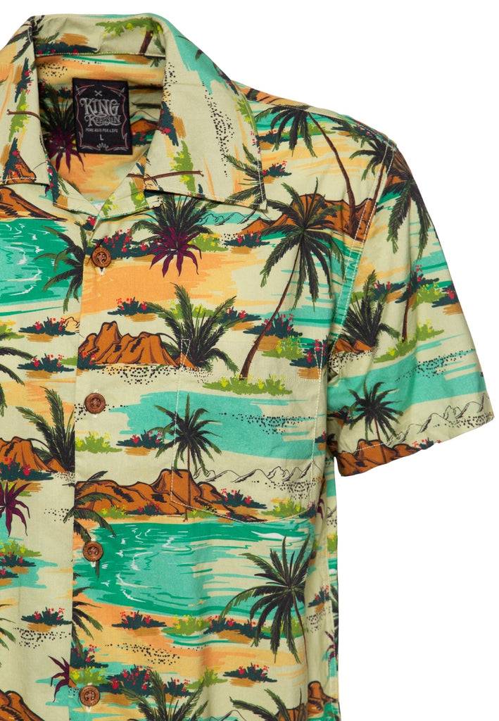 Queen Kerosin Hawaii Hemd «Tropical Sea» Jubiläumsangebot