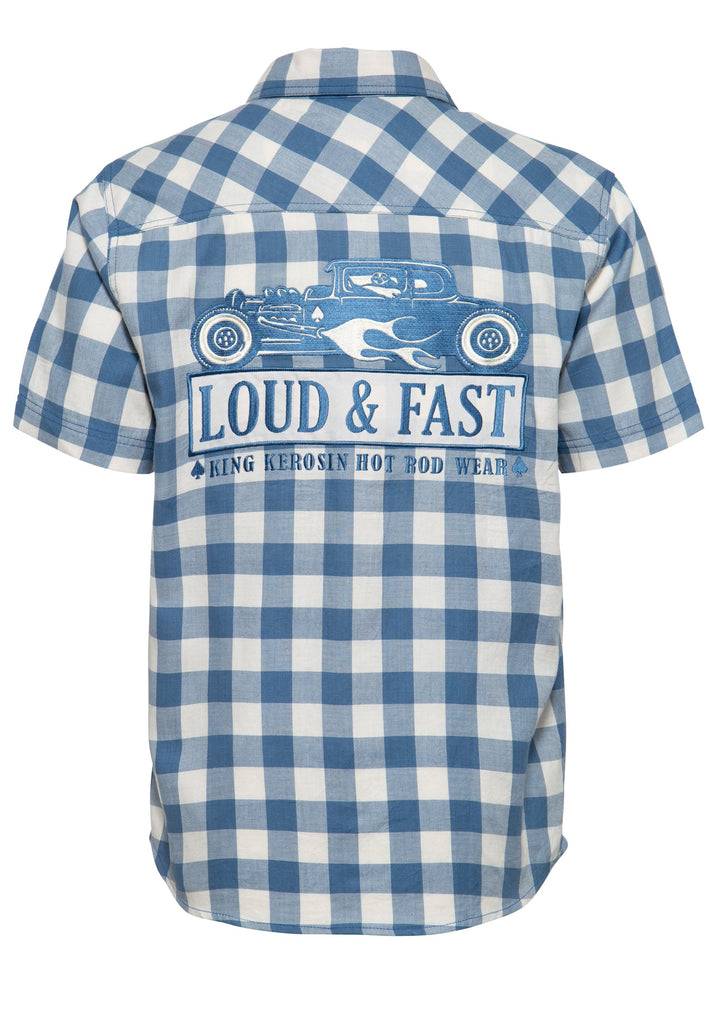 Queen Kerosin Kurzarm-Hemd «Loud & Fast» Online Outlet