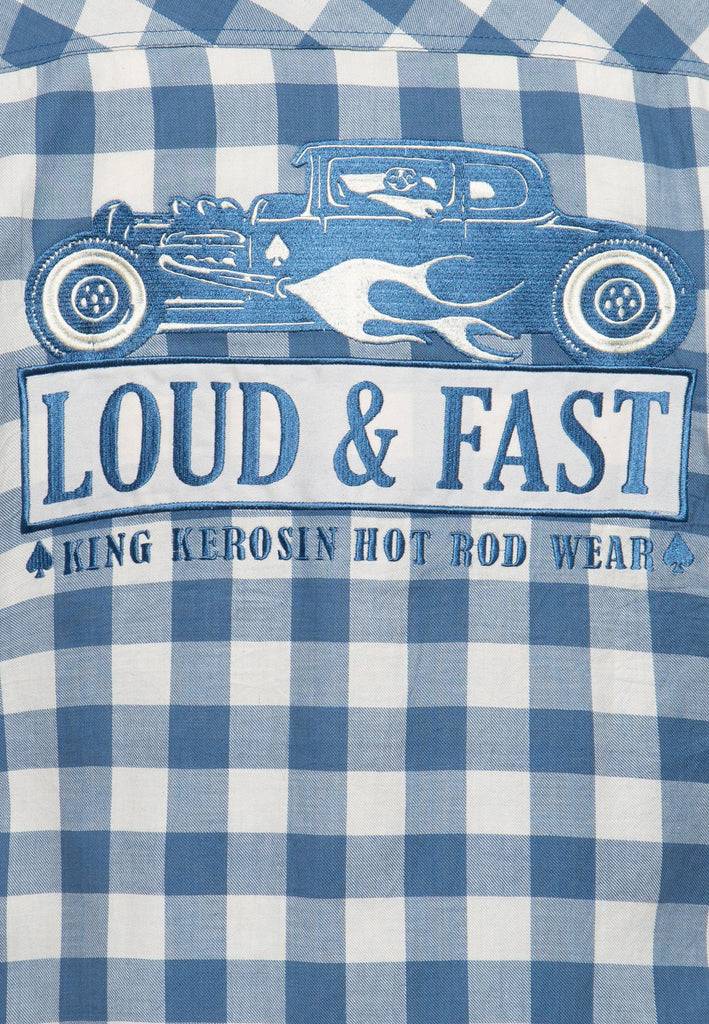 Queen Kerosin Kurzarm-Hemd «Loud & Fast» Online Outlet