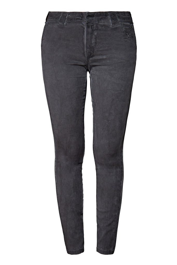 Queen Kerosin Workwear Jeanshose mit Oilwash Effekt
